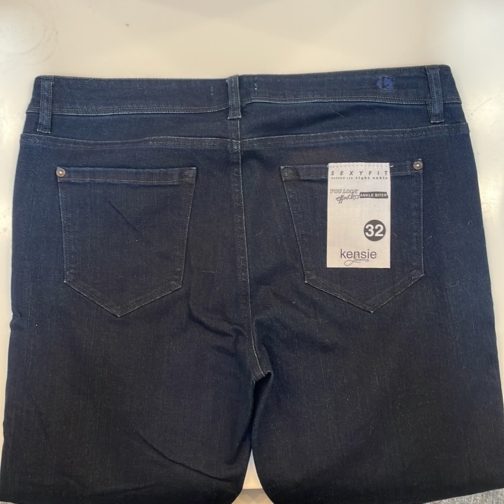 Kensie Jeans Ankle Biter Size 32 - NWT - Picture 6 of 7